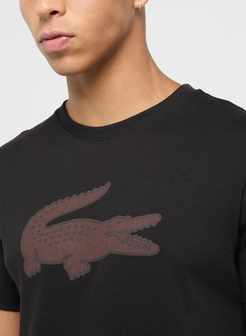 LACOSTE Logo Crew Neck T-Shirt