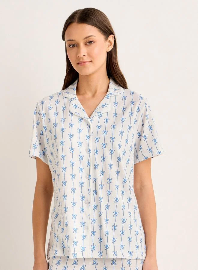 سبلاش فيڤ Pyjama Set Button-Down Shirt and Pants