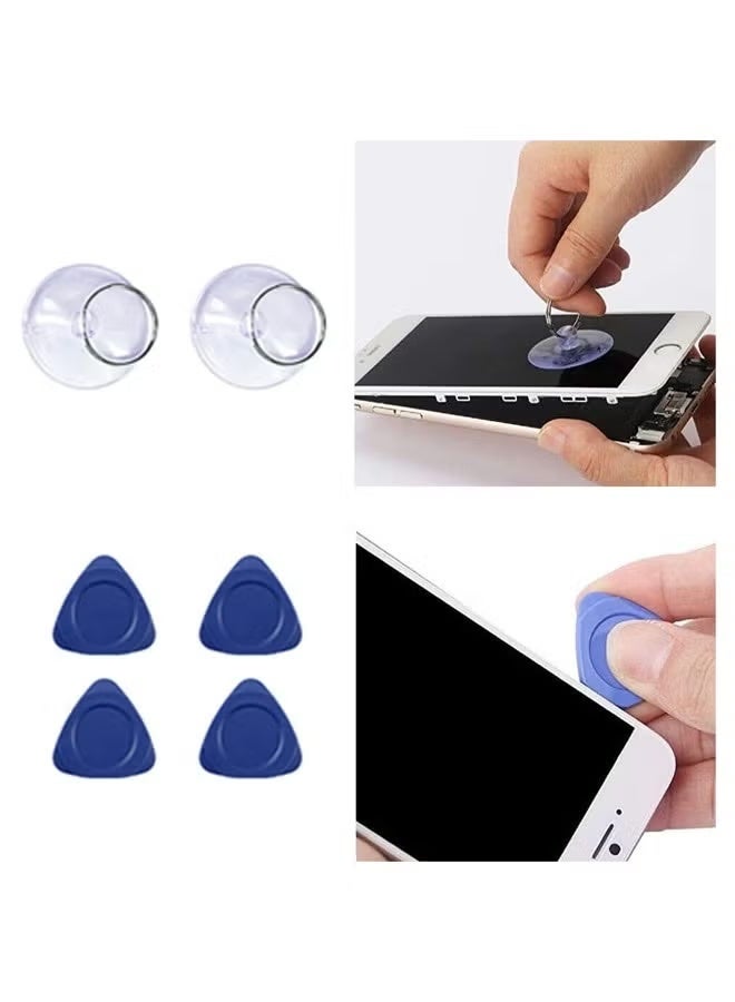 42-Piece electronic repair tools, magnetic screwdrivers, plastic spatulas, anti-static tweezers, for phones and laptops - Image 3