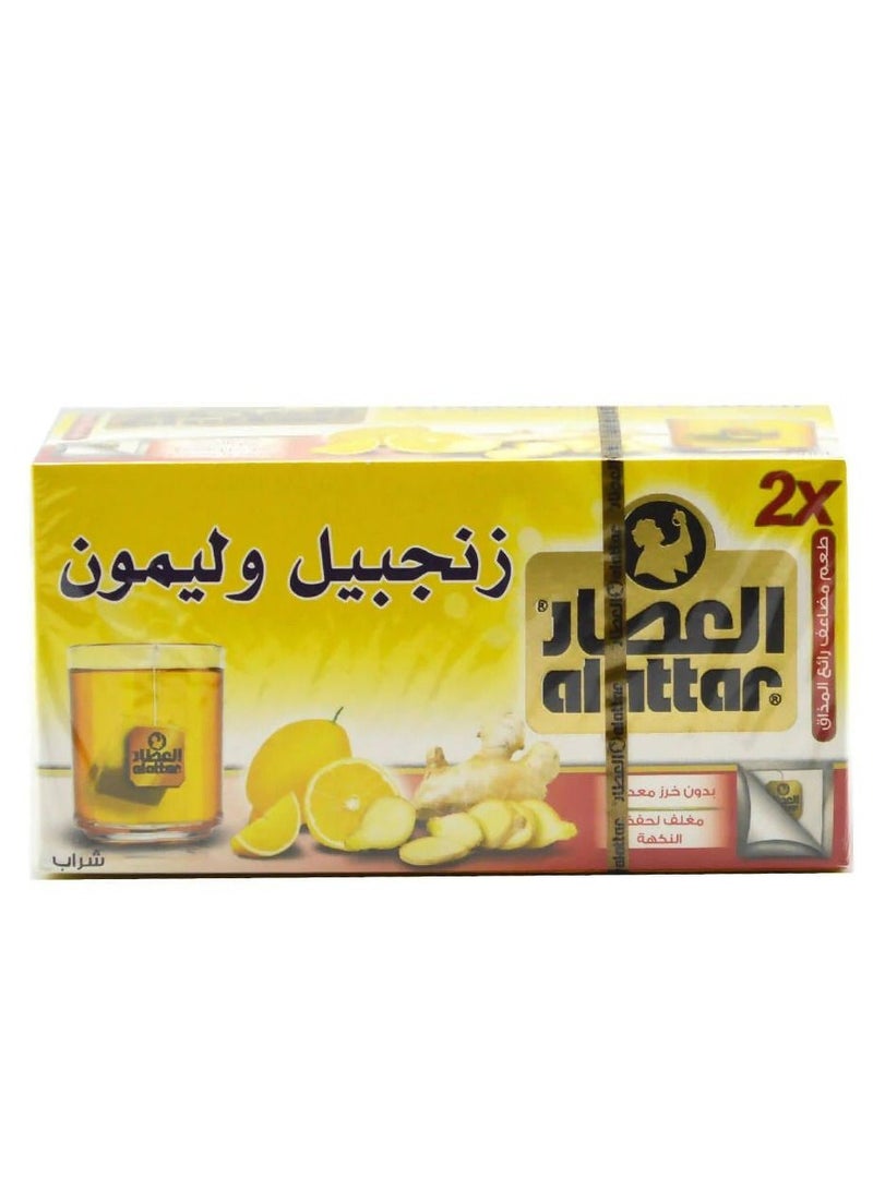 Al Attar Ginger And Lemon Drink 20 Sachets