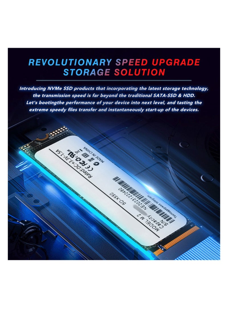 Portable SSD High Speed Read Write Upgrade Computer Performance 1TB SSD for Laptop for Win 7 8 9 10  - Image 2