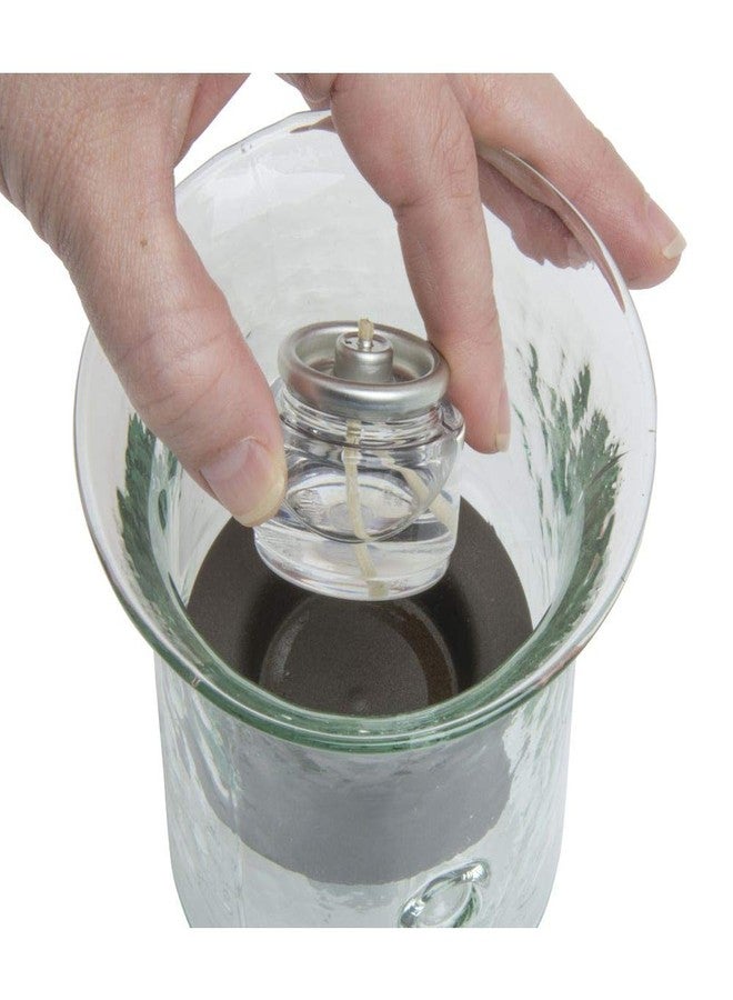 كالالو شمعدان نذري صغير أسطواني الشكل مصنوع من الزجاج المعاد تدويره من كالالو CV500، شفاف، قطعة واحدة - Image 4