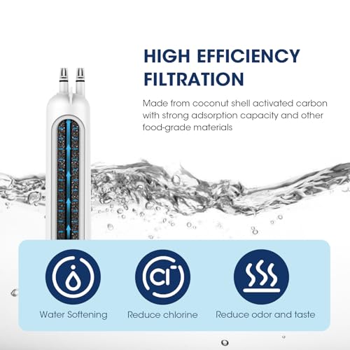 MARRIOTTO MRW4 Refrigerator Water Filter Compatible with EDR3RXD1, 4396841, 4396710, Filter 3, 46-9083,46-9030, 9030, 9083 Refrigerator Water Filter | 1 Pack - Image 3
