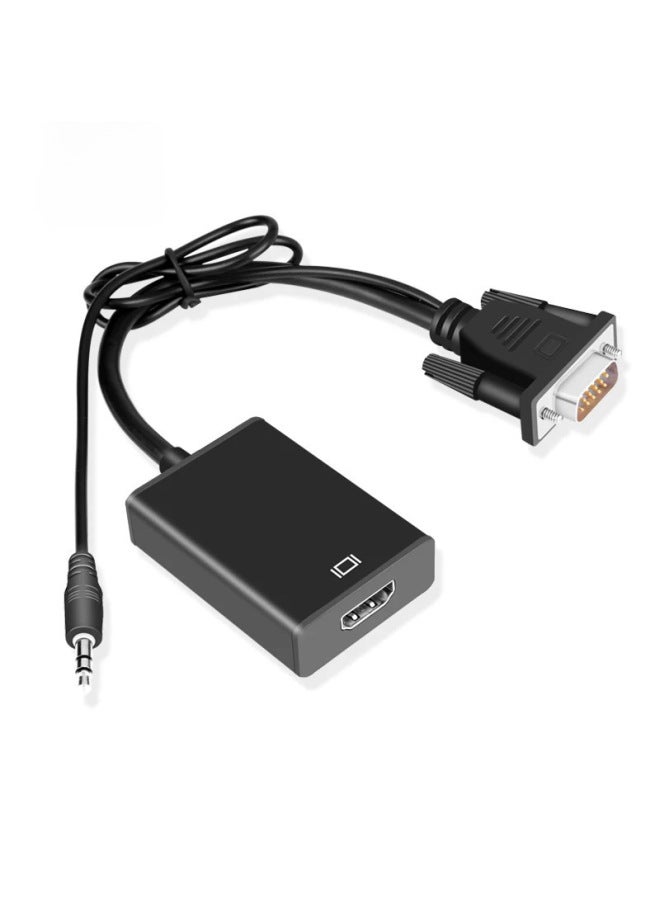 نيوترل محول VGA إلى HDMI - محول فيديو عالي الدقة من VGA إلى HDMI لتلفزيون الكمبيوتر وجهاز العرض مع الصوت - Image 4
