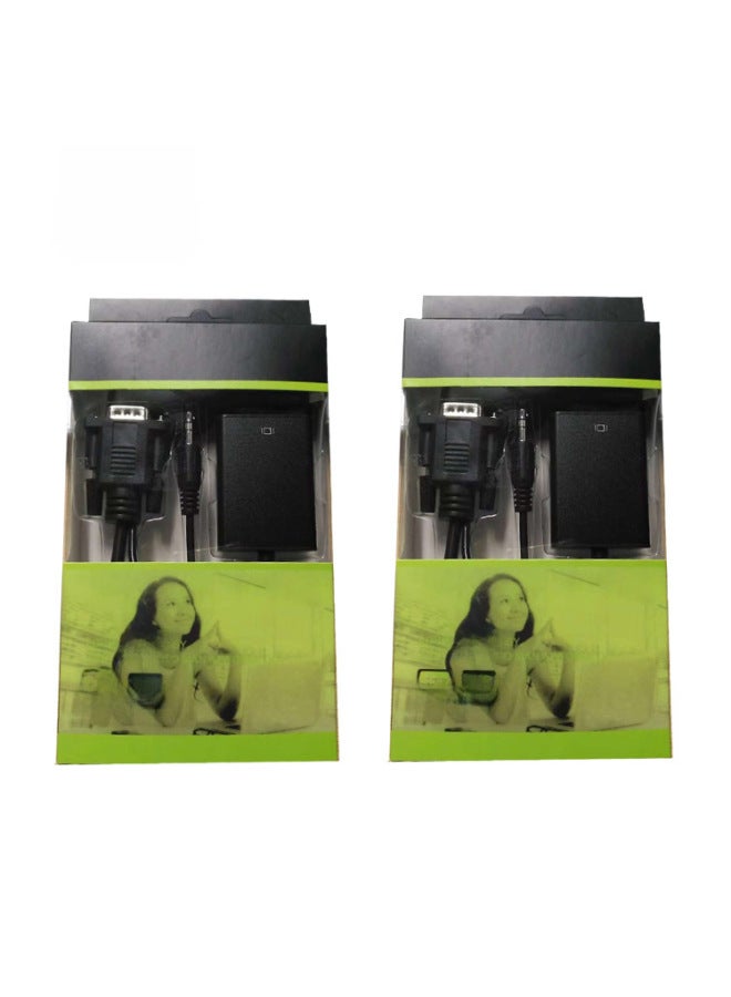 نيوترل محول VGA إلى HDMI - محول فيديو عالي الدقة من VGA إلى HDMI لتلفزيون الكمبيوتر وجهاز العرض مع الصوت - Image 5