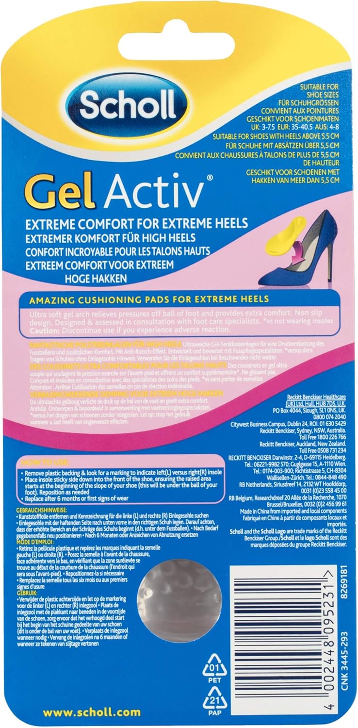 Scholl أحذية شول جيل أكتيف المريحة للقدمين كعب مرتفع المملكة المتحدة 375 - Image 2