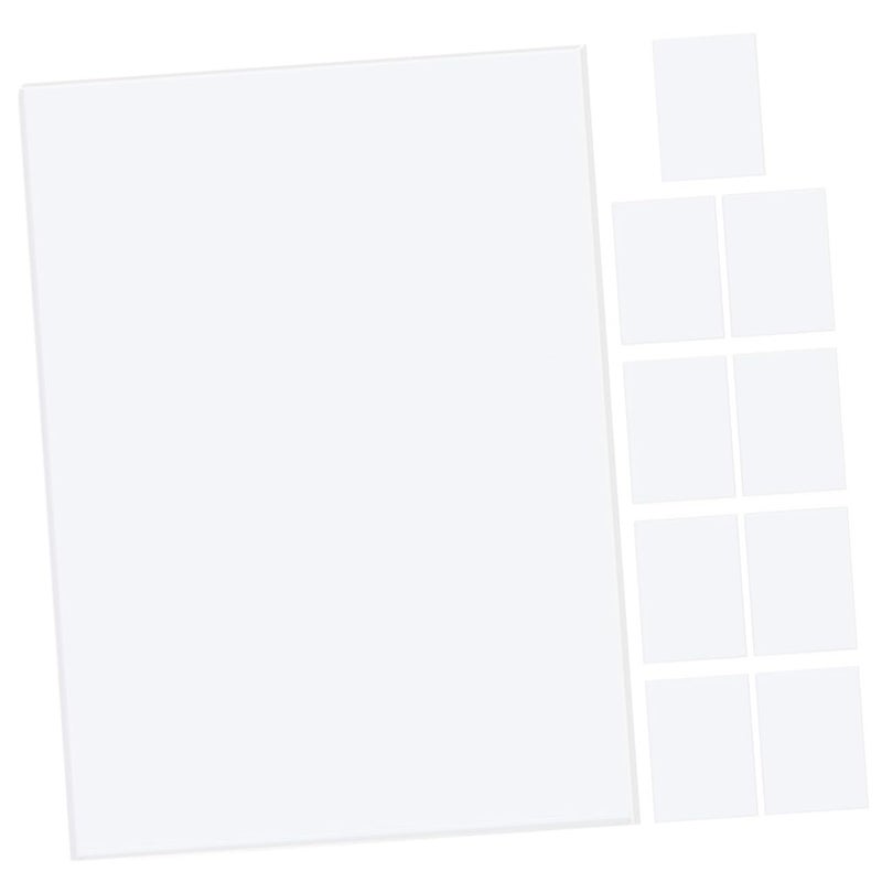 Clear Acrylic Sheets 10pcs For Picture Frames Crafts Wedding Decor Displays - Image 2