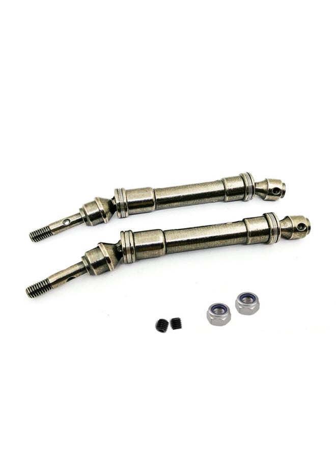 TRAXXAS Huanqi 727 Mountain Mouse Short Card Accessories SLASH Dead Mouse CVD Metal Front And Rear Universal Drive Shaft-Color:Front Drive Shaft  - Image 1