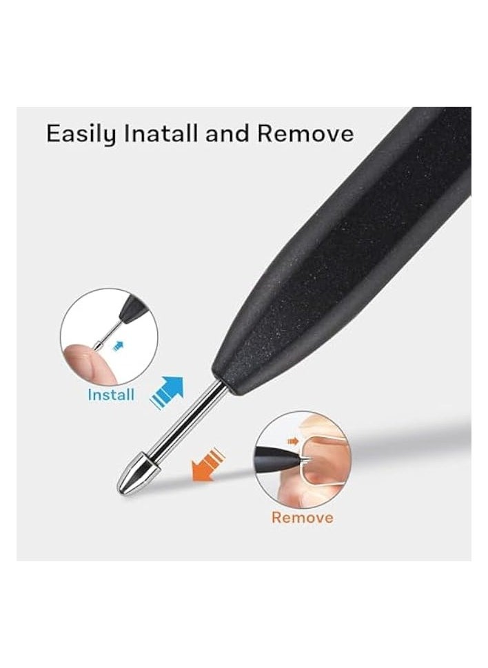 PROMASS - 2 Pcs No Worn Out Titanium Alloy Replacement Maker Tips fits for Remarkable 2 Maker Stylus Pen, with 4096 Pressure Sensitivity and Tilt Support - Image 1