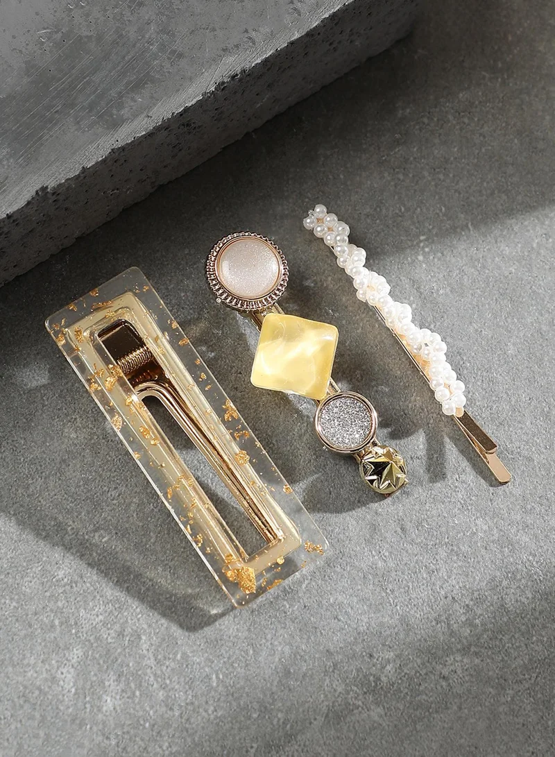 Decorative Hair Clips Set