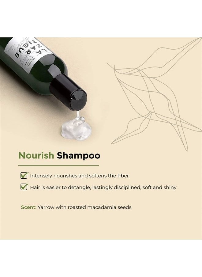 Lazartigue Nourish Shampoo, Enriched with Shea Butter, Intensely Nourishes & Softens Hair Fiber, Easier to Detangle, Lastingly Disciplined, Shiny, Vegan, 8.4 Oz  - Image 2