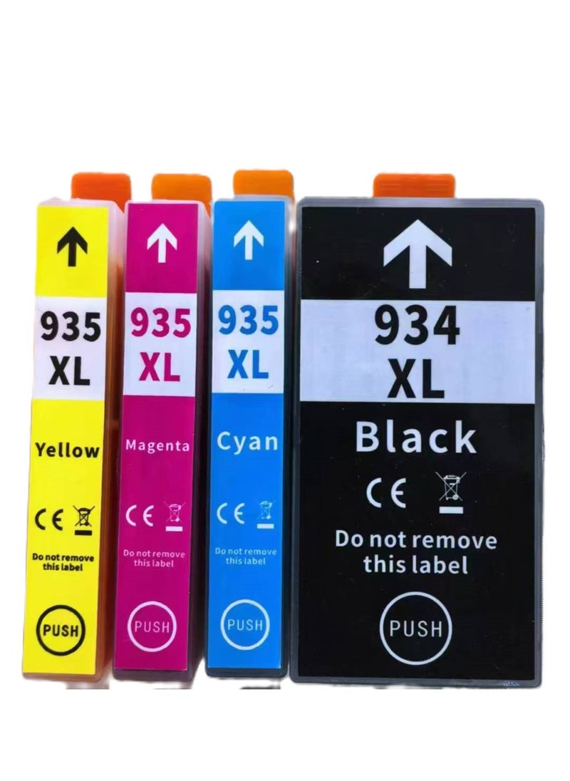Generic - HP Ink 934 935 934XL 935XL Compatible Ink Cartridges Multipack for HP Officejet Pro 6220 6812 6815 6820 Officejet Pro 6230 6830 6835 Printers (Black, Cyan, Magenta, Yellow) - Image 1
