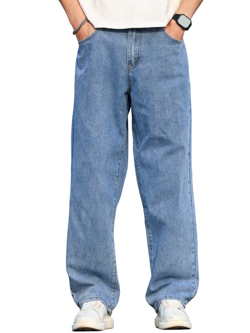KOTTY Men's Vintage Wash with a Modern Twist Faded Jeans(Blue,28) - Image 1