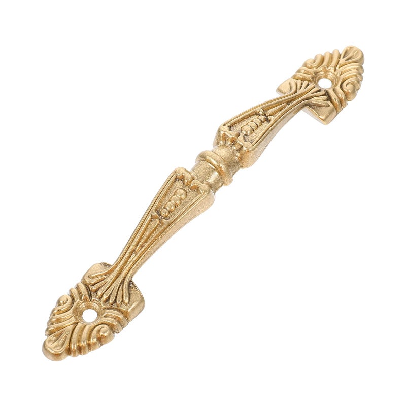 European Style Copper Wardrobe Handle Cabinet Drawer Pull 110mm 83mm Hole Spacing - Image 2