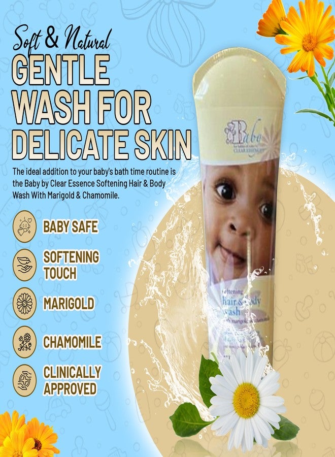 Clear Essence Baby Softening Hair & Body Wash with Marigold & Chamomile - 8 oz| Gentle Tear-Free Baby Wash for Delicate Skin & Hair | Nourishing Baby Bath Formula with Calendula for Ultimate Skin Care - Image 4