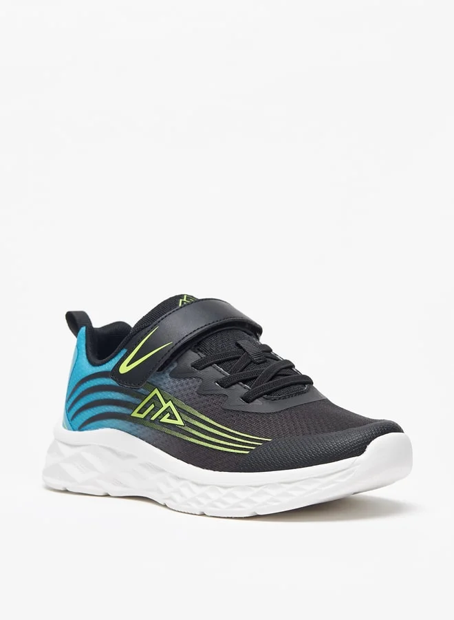 Oaklan by Shoexpress Boy's Textured Sports Shoes With Hook And Loop Closure