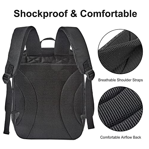 COVAX Large Mesh Backpack, Semi-transparent College Backpack, See Through Mesh Bookbag with Bungee and Comfort Padded Straps for Travel, Swimming, Beach, Outdoor Sports - Image 4