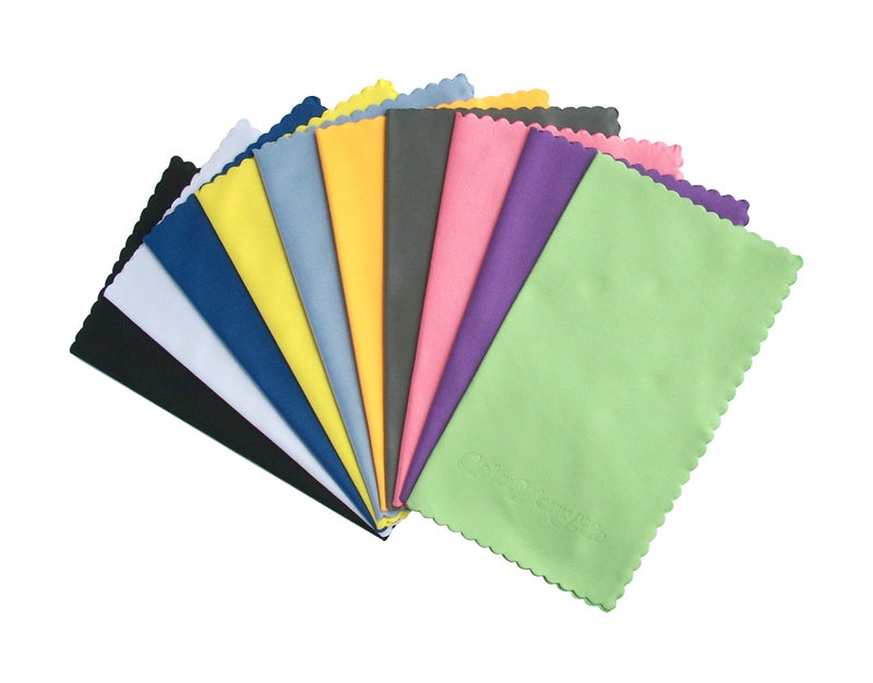 ColorYourLife 10-Pack Microfiber Cleaning Cloths for Smart phones, Laptops, Tablets, Lenses, LCD Monitor, TV, Camera, Glasses, Optics Etc - Image 1