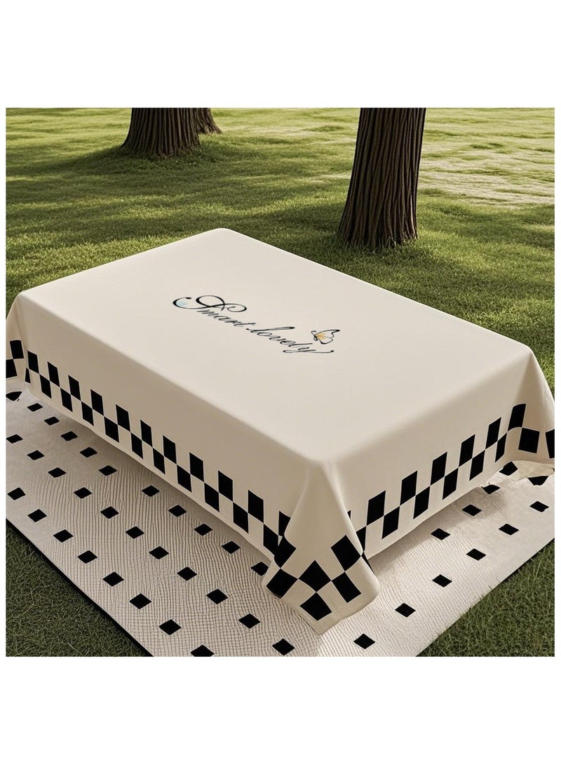 Anna 140*140cm Waterproof Oil-Resistant Durable Tablecloth - Soft, Wash-Free Table Cover for Home, Restaurant, and Outdoor Use, Stylish Heat-Resistant Surface Protector - Image 4