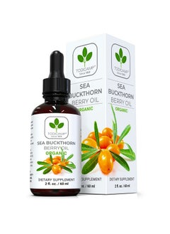TODICAMP TODICAMP Sea Buckthorn Oil Organic - 2 fl oz Cold-Pressed Sea Buckthorn Berry Oil - Seabuckthorn Oil for Face and Organic Sea Buckthorn Oil Supplement  - Image 1