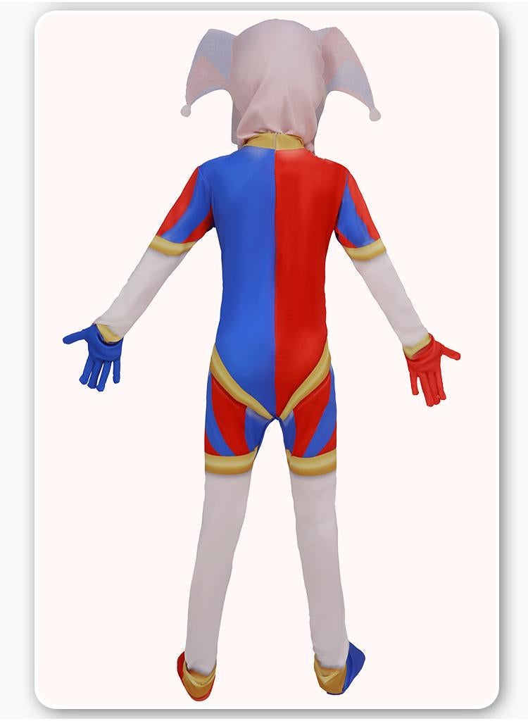 عام 1 مجموعة من ملابس السيرك الرقمية السحرية للأطفال والبالغين مع الأقنعة ولعب دور الطرف دمية أفخم مجانا - Image 3