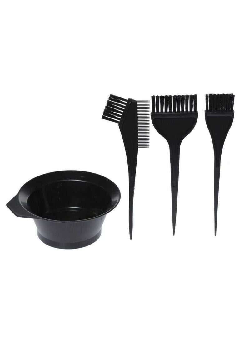 4-Pieces Hair Dye Brush Kit - Image 1