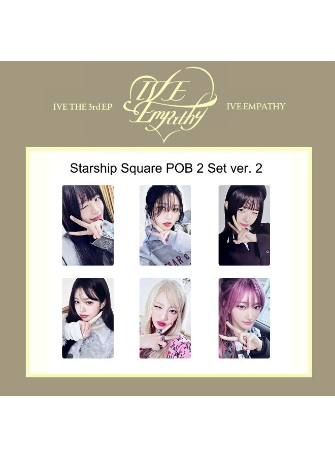 NIBEMINENT 6 Pcs Kpop IVE Empathy Lomo Cards Card For Fans Collection Gifts - Image 1