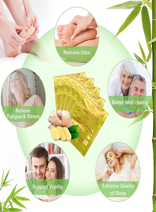 KBZONE Detox Health Foot Patches, Cleansing Toxin Remover Natural Organic Foot Patch, Detoxification Stress Relief Sleep Patch, Pain Relief Detox Pad, For Men & Women (Pack Of 10) - Image 2