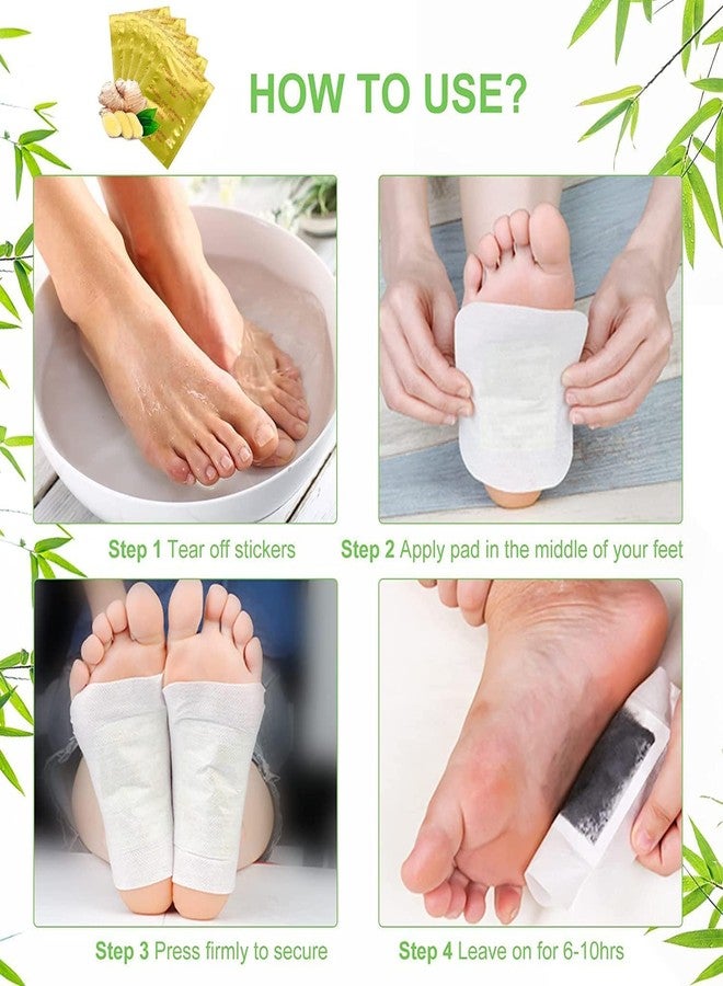 KBZONE Detox Health Foot Patches, Cleansing Toxin Remover Natural Organic Foot Patch, Detoxification Stress Relief Sleep Patch, Pain Relief Detox Pad, For Men & Women (Pack Of 10) - Image 5