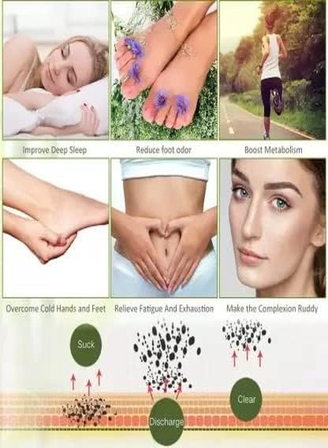 KBZONE Detox Health Foot Patches, Cleansing Toxin Remover Natural Organic Foot Patch, Detoxification Stress Relief Sleep Patch, Pain Relief Detox Pad, For Men & Women (Pack Of 10) - Image 4