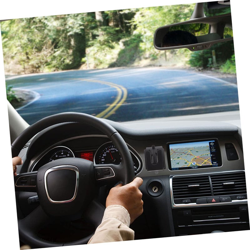 2pcs Sturdy Metal Microphone Mount Holder Clip For Vehicle Use Black - Image 4