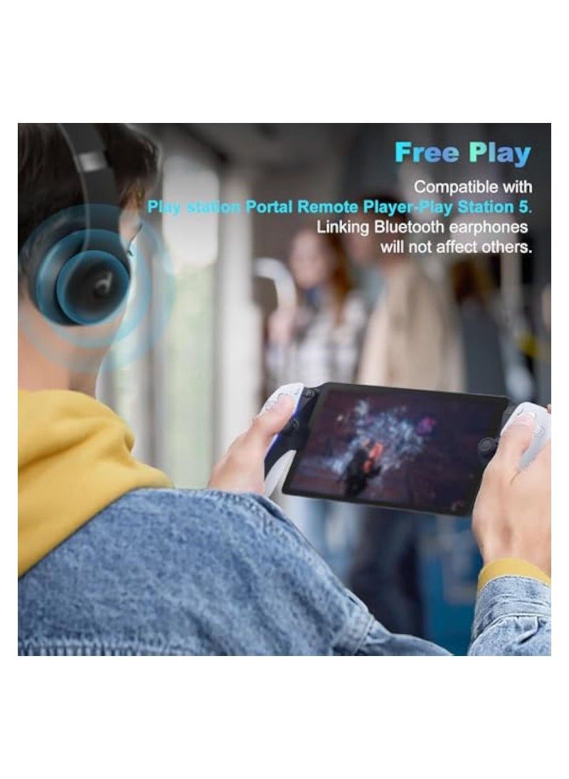 Generic - Bluetooth Aux Adapter Compatible with Playstation Portal Remote Player, 5.1 Wireless Transmitter Receiver 3.5mm Bluetooth Device Car TV Home Stereo System Headphones Universal Bluetooth Connector - Image 1