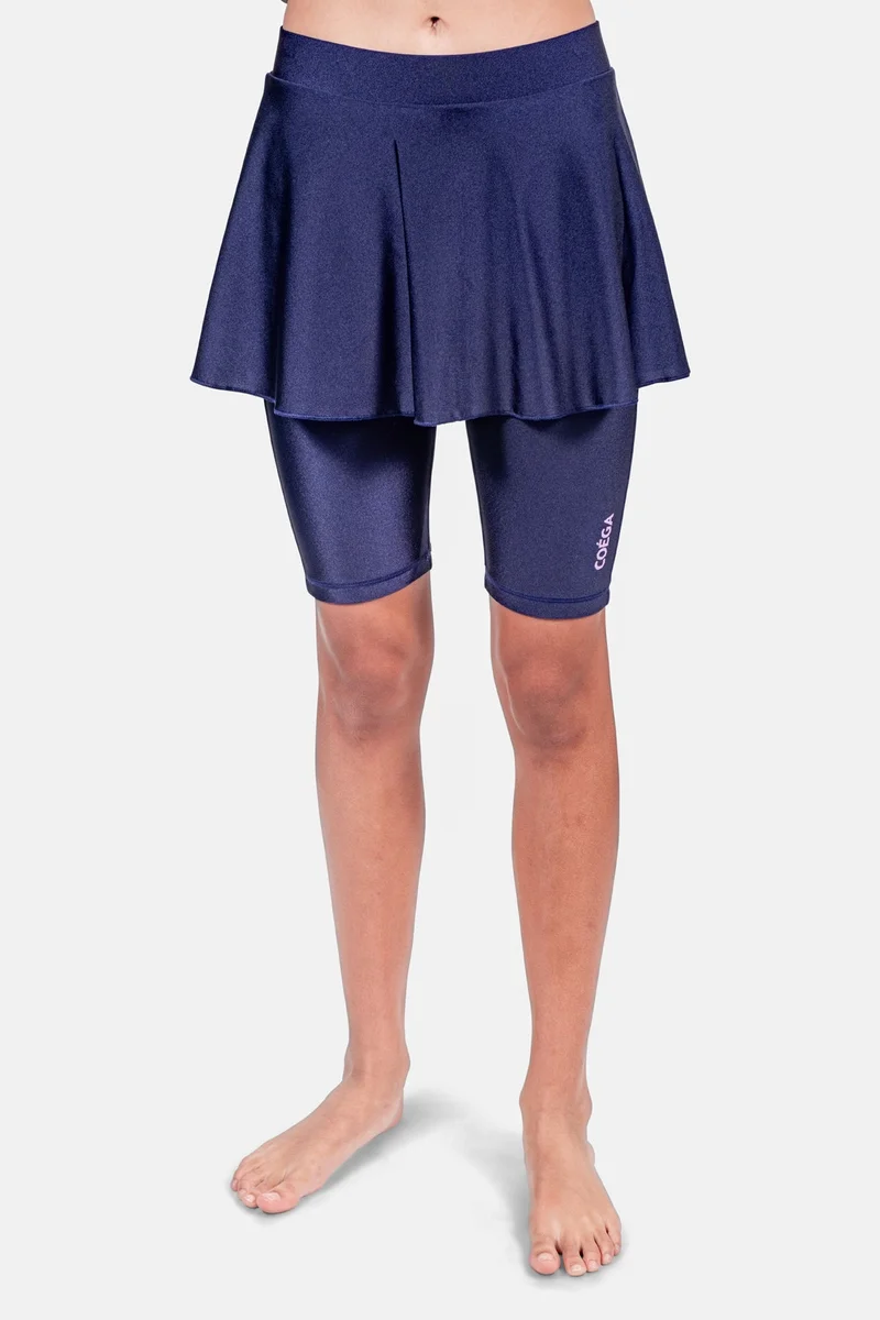 COEGA Skirted Shorts Long Girls Sz10 - Pink Mandala