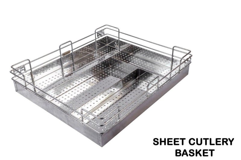 IZMAH Izmah Stainless Steel Wire Basket With Channel 6 Piece 21X20X4 21X20X6 21X20X8 6 Set Telescopic Channel 20 Inch Rectangular  - Image 4