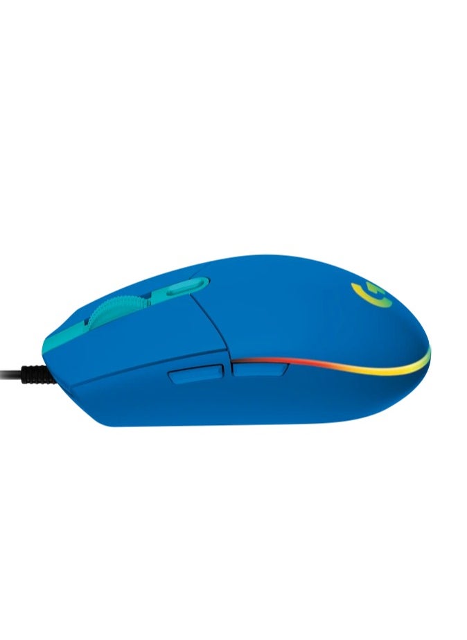 LOGI Logitech G102 High Performance Wired Gaming Mouse, Lightsync RGB lighting,200 – 8,000 DPI, Gaming-grade Sensorand a Classic 6-Button Design,Blue  - Image 4
