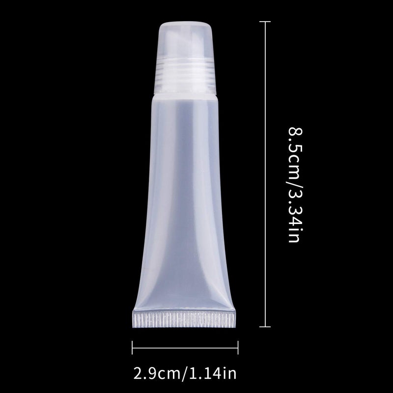 sansheng sansheng50PCS 10ML Empty Tubes Lip empty lip gloss containers for Lip Gloss Balm Cosmetic Mini Containers Empty  - Image 2