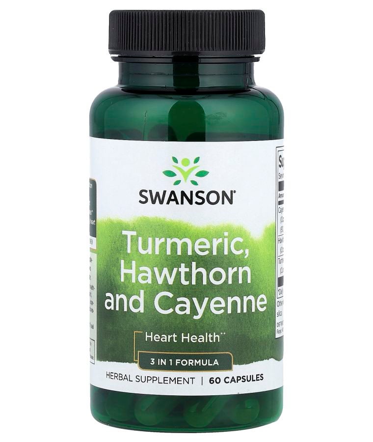 Turmeric Hawthorn and Cayenne 60 Capsules
