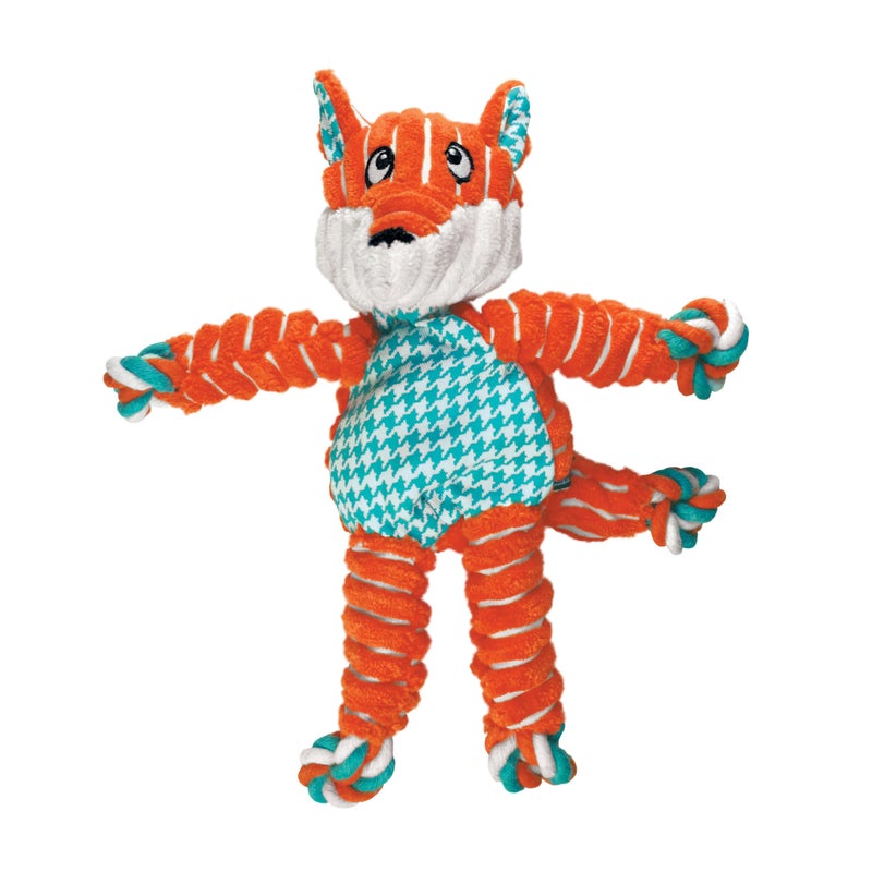 KONG Floppy Knots Knotted Rope Dog Toy Entices Play Tug Toy Satisfies Natural Instincts Dog Supplies with Floppy Design Minimal Stuffing Fox for MediumLarge Dogs - Image 2