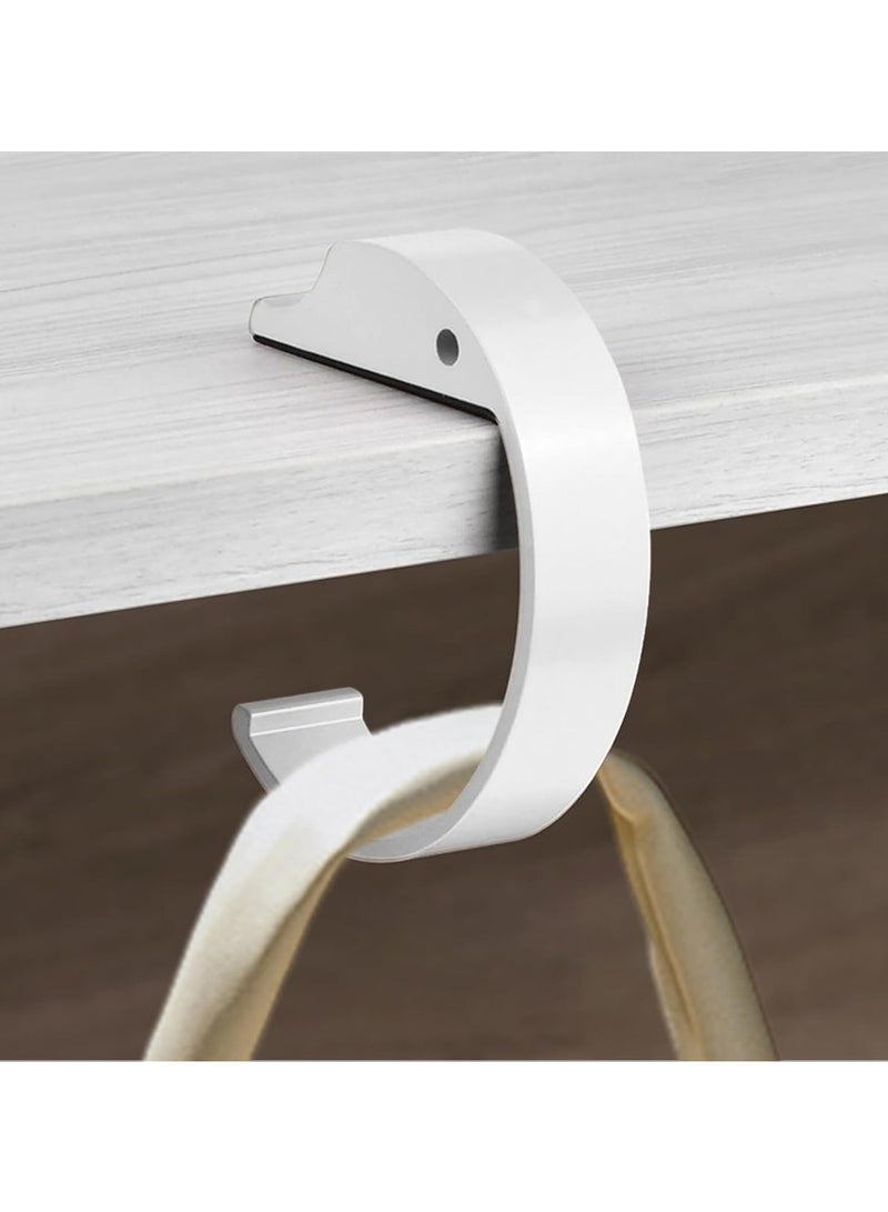 CMGTYYD Table Bag Hook, 4 Pieces Portable C Shaped Handbag Hanger Heavy Duty Wardrobe Organizer for Desk Counter Restaurant School Travel  - Image 2