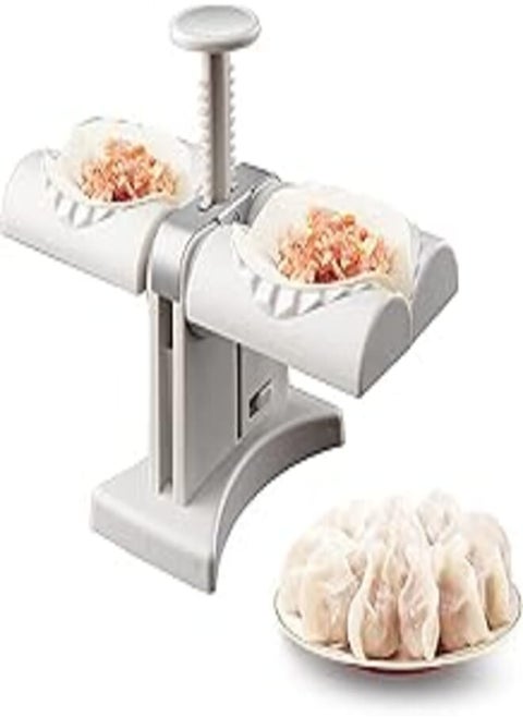 Dumpling maker,household double head automatic dumpling maker mould,ravioli press mold,make dumplings empanadas quickly,stainless steel dumpling maker for home,restaurant
