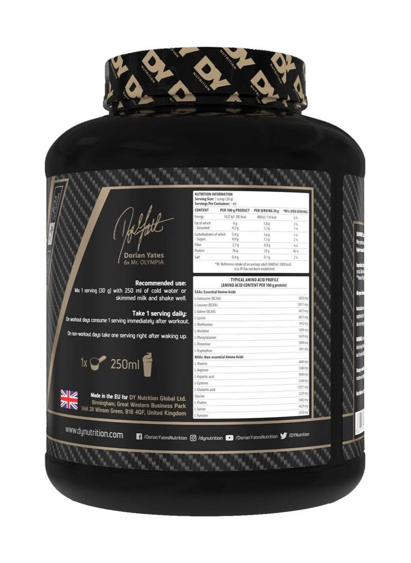 DY NUTRITION - Shadowhey 2 kg Vanilla Flavor Whey Protein Concentrate - Image 1
