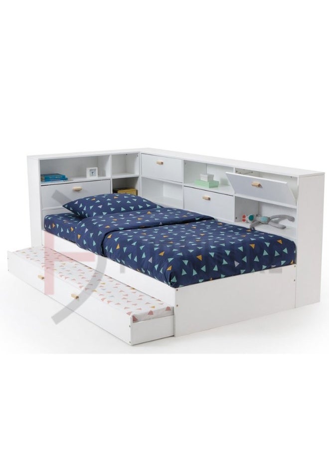 DIVINE FURNITURE Modern Storage Daybed With Trundle  - Image 2