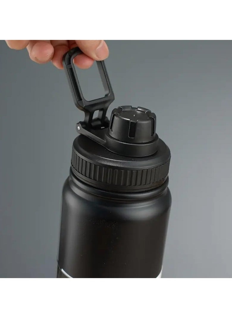 QSHOP - 1000ml Stainless Steel Vacuum Insulated Thermal Bottle, Leakproof BPA Free Sports Water Bottle for Coffee Tea Travel to Keep Drinks Hot or Cold - Image 1