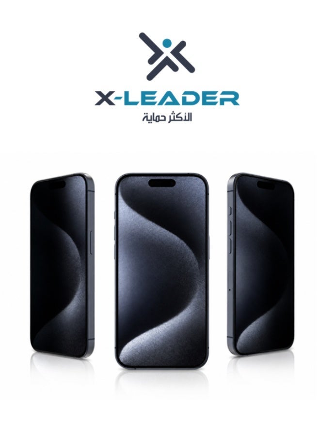 X-Leader Nano Ceramic Matte Privacy Screen Protector with 9H Hardness, Anti-Fingerprint and Anti-Scratch, Compatible with iPhone 16 Pro Max - Image 1