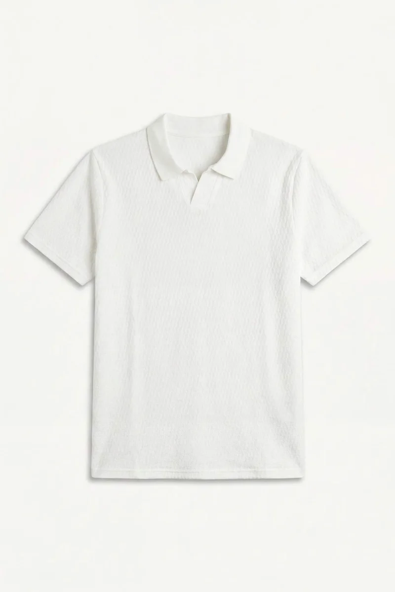 ديفاكتو Regular Fit Short Sleeve Basic Polo Shirt