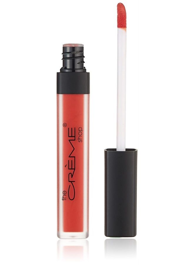 The Crème Shop "My Wand & Only" Matte Liquid Lipstick Coral Me, Baby