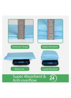 Cherry Medical Supply 100-Pieces Packed In 4 Pouches Cherry Medical Supply 60 Cm X 60 Cm Pet Training Pads And Puppy Pads Super Absorbent  - Image 4