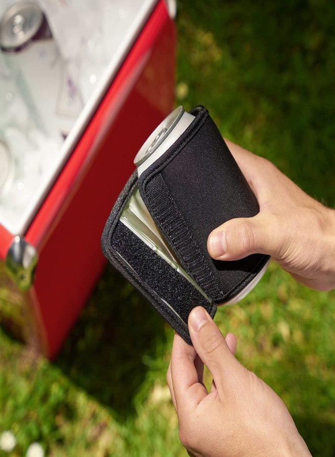 HOST Insta-Chill Can Cooler Flexible Freezable Gel and Ice Pack for Regular 12 oz Cans, Black - Image 5