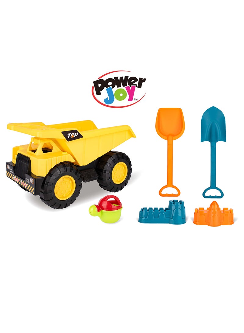 Power Joy Summerz Contruction Sand Truck set, Assorted 1 Piece (Style May Vary) | Beach and Water Toys | Sand Bucket | Summer Toys | Perfect gift for Kids and Toddlers - Image 2