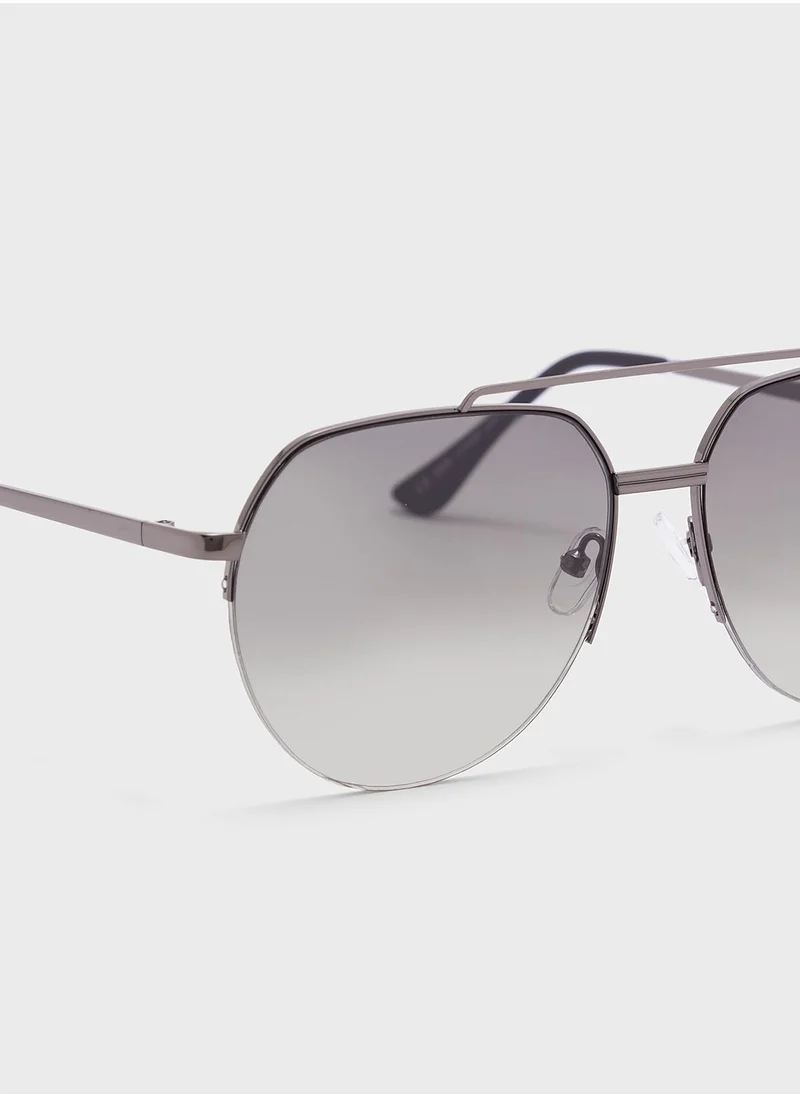 Seventy Five Aviator Gradient Lens Sunglasses